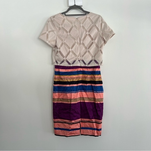 NWTAnthropologie Weston Carolina popover stripe sheath dress Size 8 JB - Picture 6 of 6